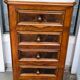 Old bedside, a niche and three drawers