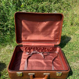 Antique leather suitcases