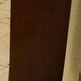 Mahogany veneer display case, opening with a door and a drawer, Louis XVI style - Very good condition