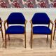 Suite of 4 designer armchairs 1950 "Hartmut Lhomeyer".
