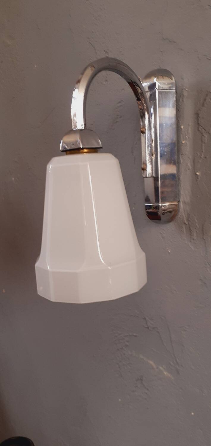Art Deco Bathroom Wall Lamp Year 40.