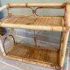 Vintage rattan shelf