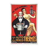 Affiche ancienne vintage poster j 'ai deux amour Baker
