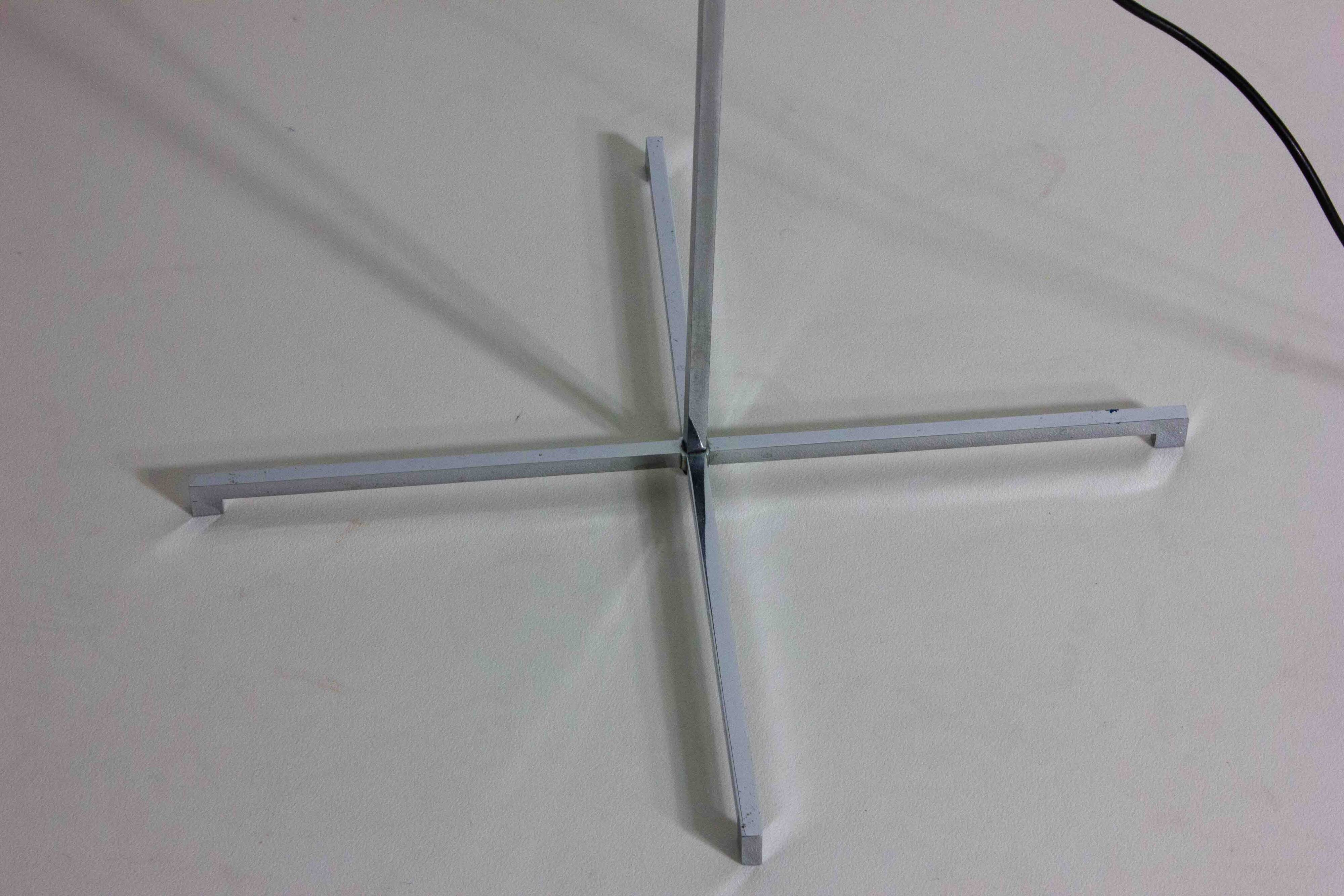 Minimalist floor lamp by Hans Eichenberger for Keller Metalbau, Germany 1960s