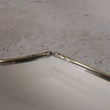 Vintage mirror with gold rim, 1960s