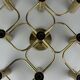 60s 70s 9-bulb ceiling lamp from Leola Leuchten Germany in brass