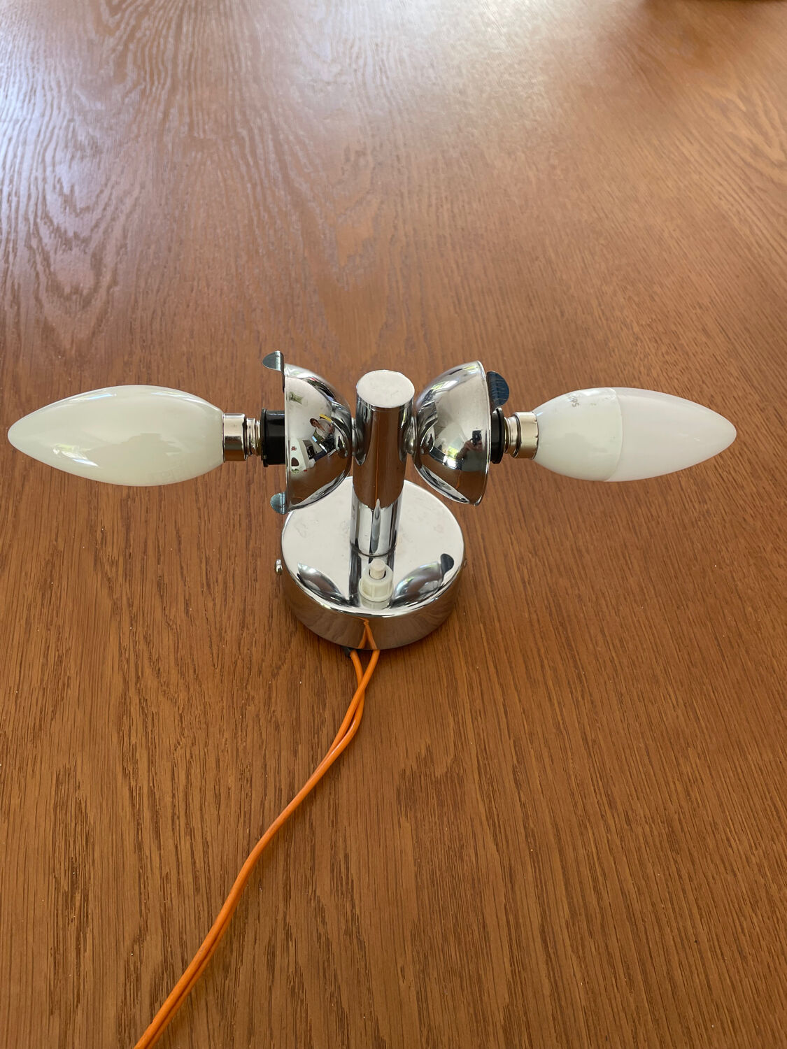 Double Space Age wall light
