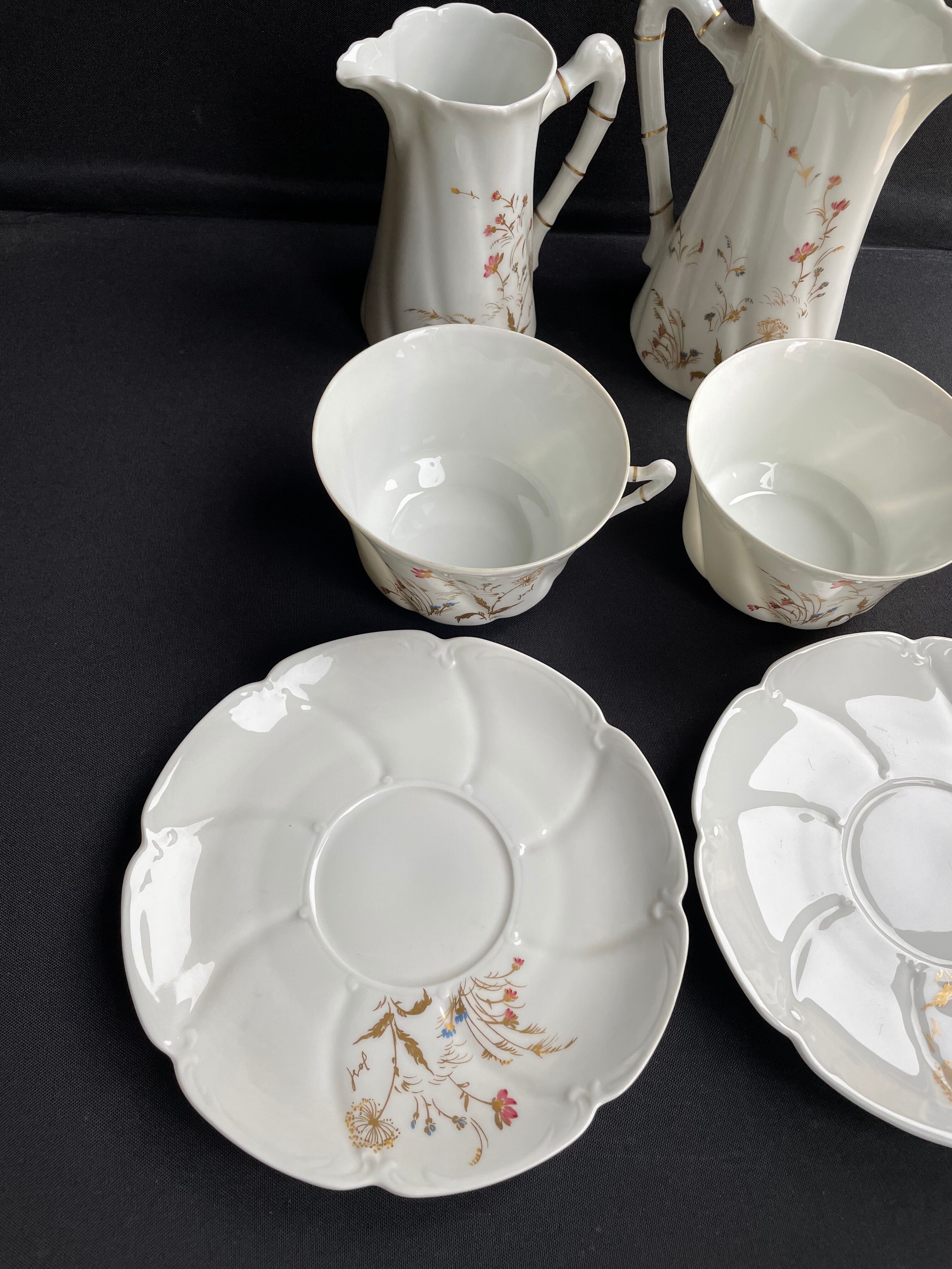 Exclusivity Jammet-Seignolles signed Josl - Limoges - Lunch service for 2 people