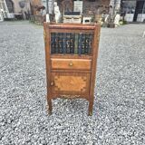 Fake book bedside table with doors