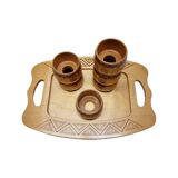 Vintage Cup Holders With Tray, 1970s