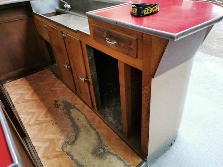 Vintage bar counter 1950