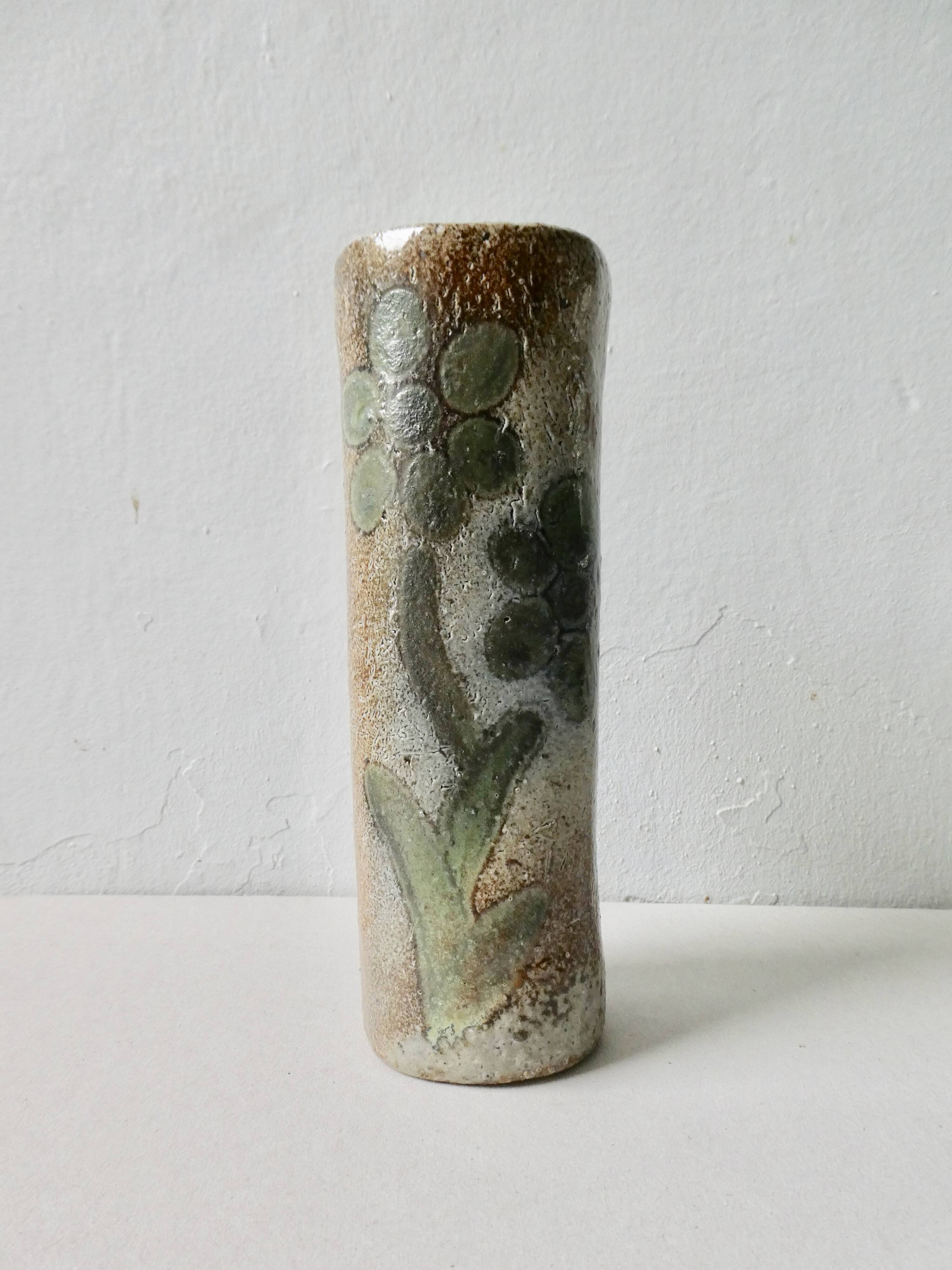 Stoneware vase Jean Claude Monange, 70s