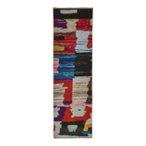 Handwoven Turkish Recycled Boho Rug 89 cm x 318 cm