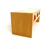 Commode basse scandinave en pin, Suède, 1960