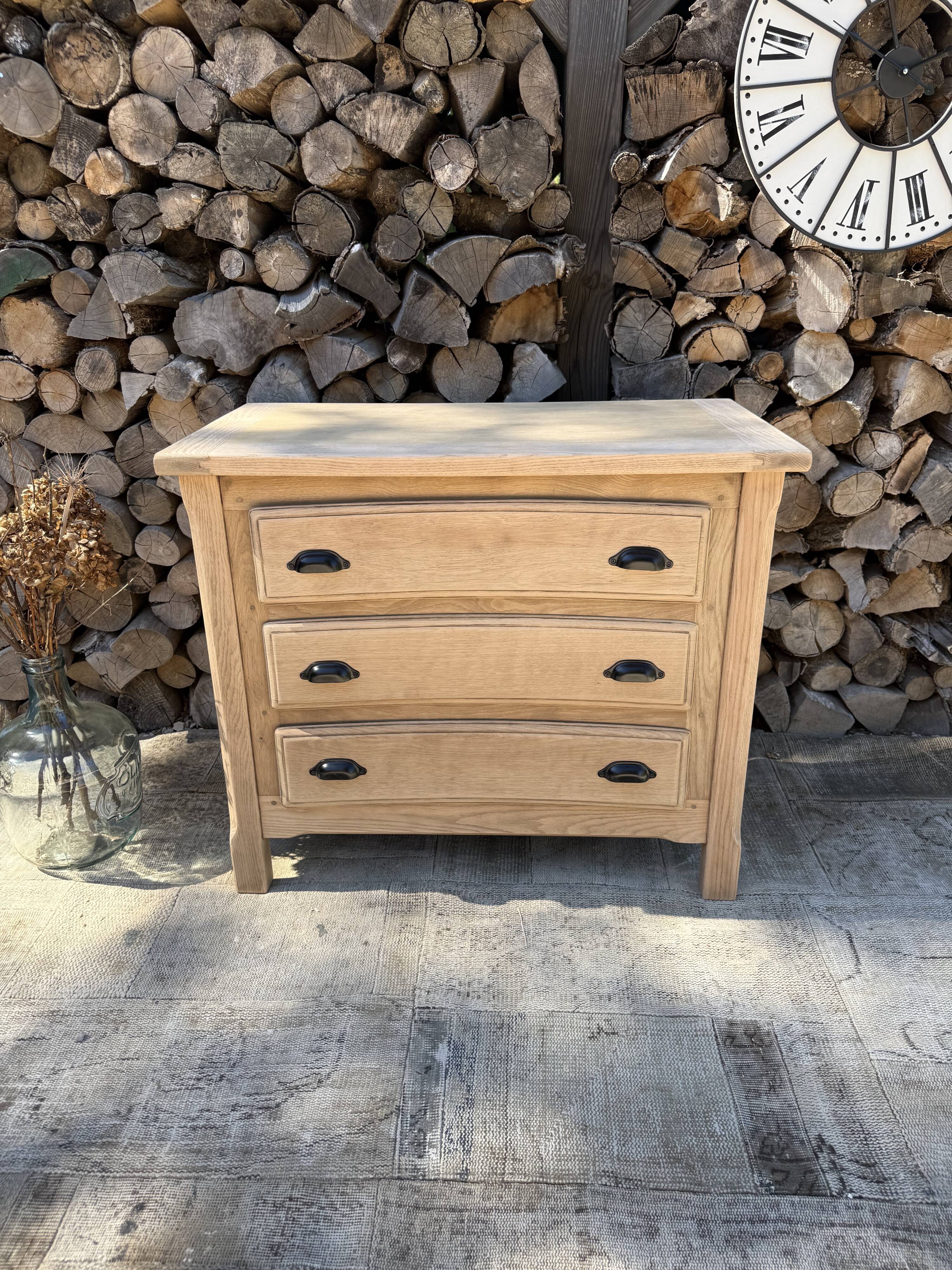 Commode chêne massif