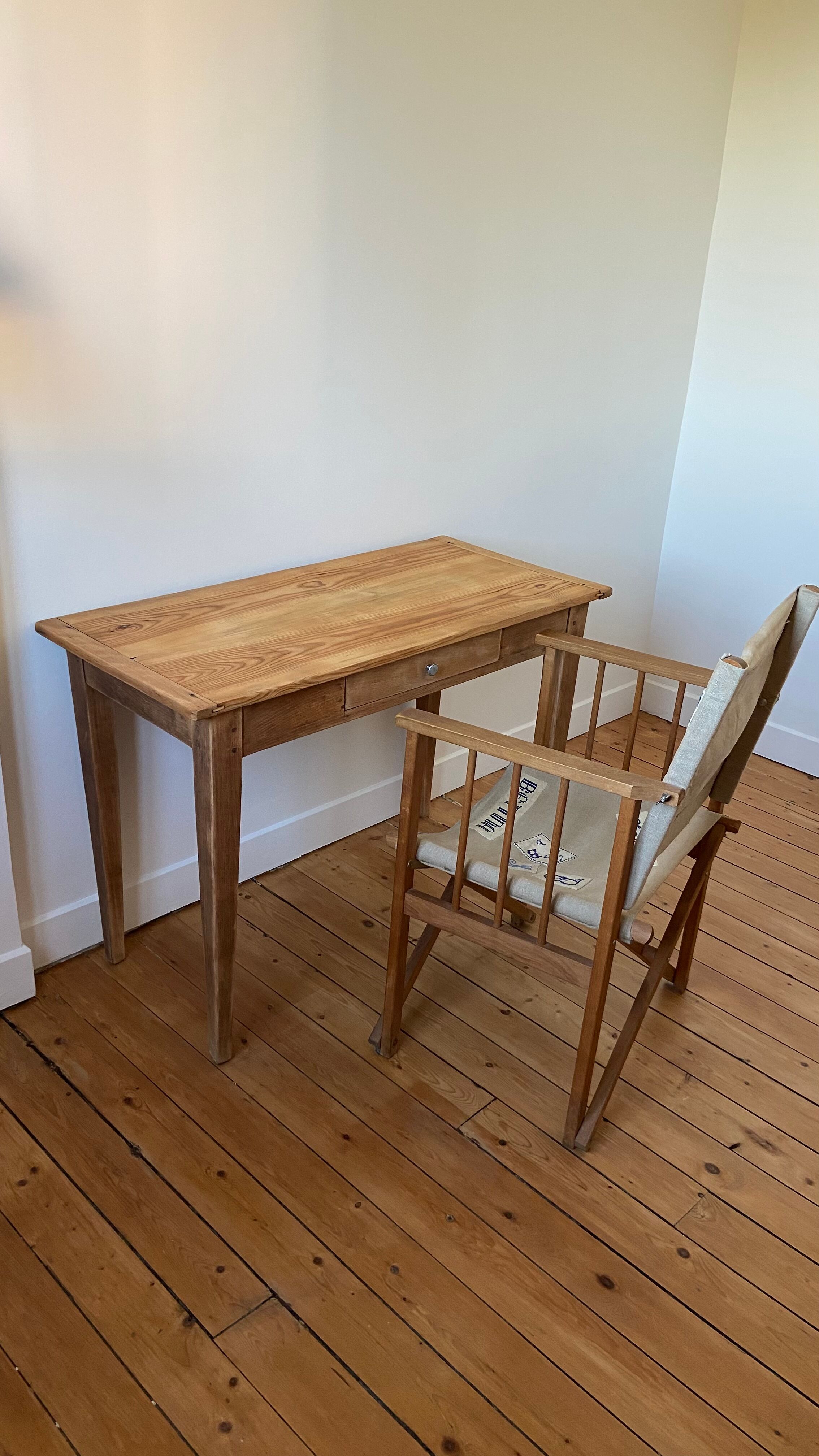 Table de ferme ou bureau vintage