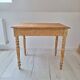 Farmhouse style side table in solid wood