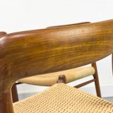 Model 75 Chairs by Niels O. Møller for J.L Møllers, 1960s, Set of 4