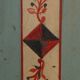 Antique German wedding armoire, hand-painted, 1818.