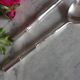 Bamboo service covers covered with antique silver metal salad italy