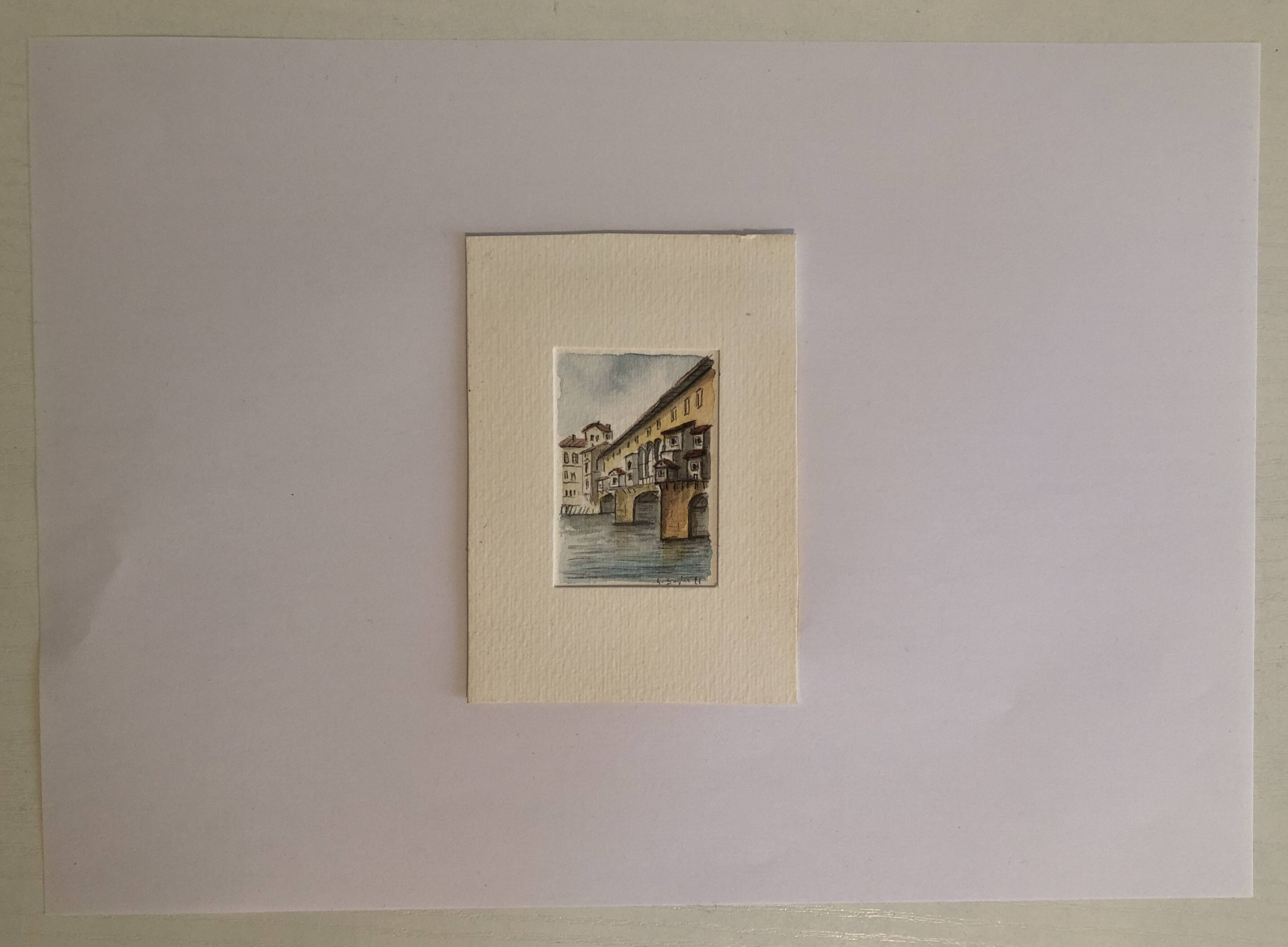 Signed Watercolor Illustration