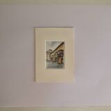 Signed Watercolor Illustration