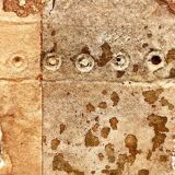 Klaus Lehmann, Cubist art sculpture in postmodern German brutalist ceramic Studio Pottery no. 337 81, 1981