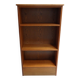 Vintage oak open bookcase