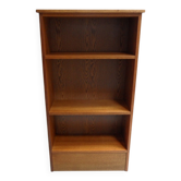 Vintage oak open bookcase