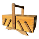 Wooden sewing box - worker