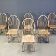 Vintage Windsor Style Dining Chairs, 1960s - Set of 6