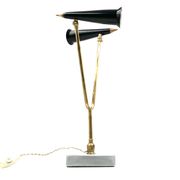 Mid-century double light table lamp, Italy 1960s