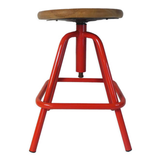 Vintage industrial screw stool