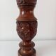 Vase bois massif sculpté à la main