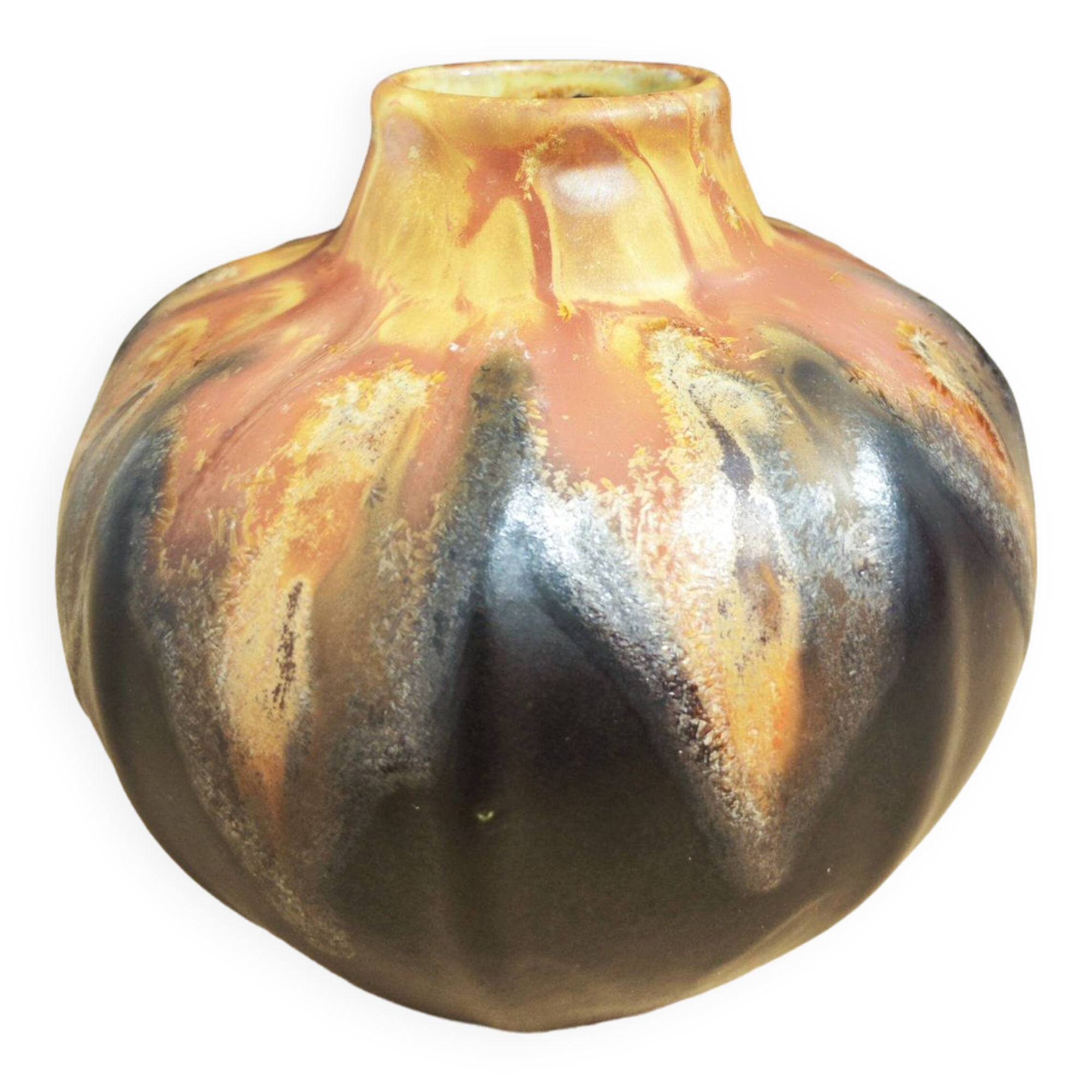 Vase boule Gilbert Metenier
