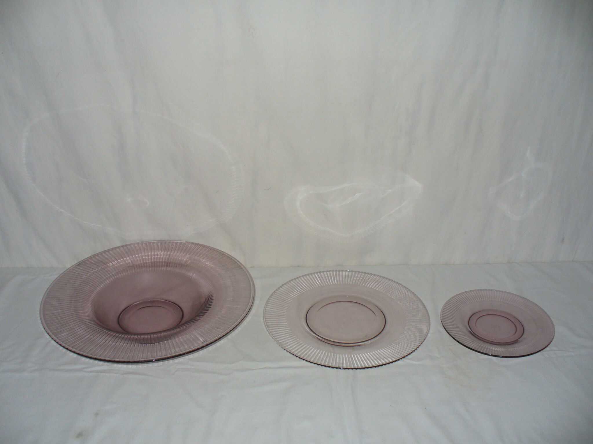 set dessert service signed Verlys of the 30s art deco