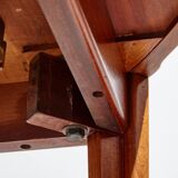 Restored teak dining table by henry rosengren hansen for brande møbelindustri mk9477