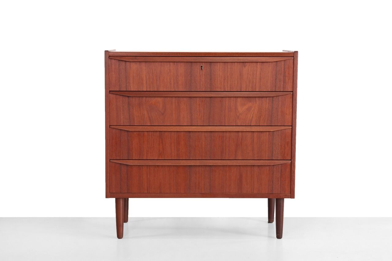 Danish design chest of drawers in teak