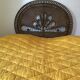 Pair of rattan and canning bed head
