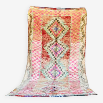 Moroccan Berber rug Boujaad vintage 307 x 140 cm