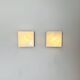 F-3071 Square Abstract Wall Lamps By Raak Amsterdam, The Netherlands 1970S