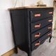Oak chest of drawers