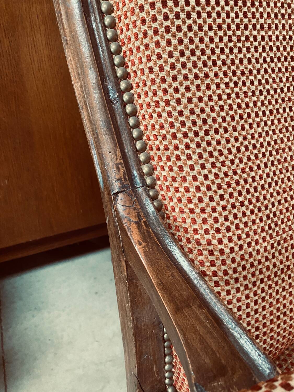 Large Voltaire armchair