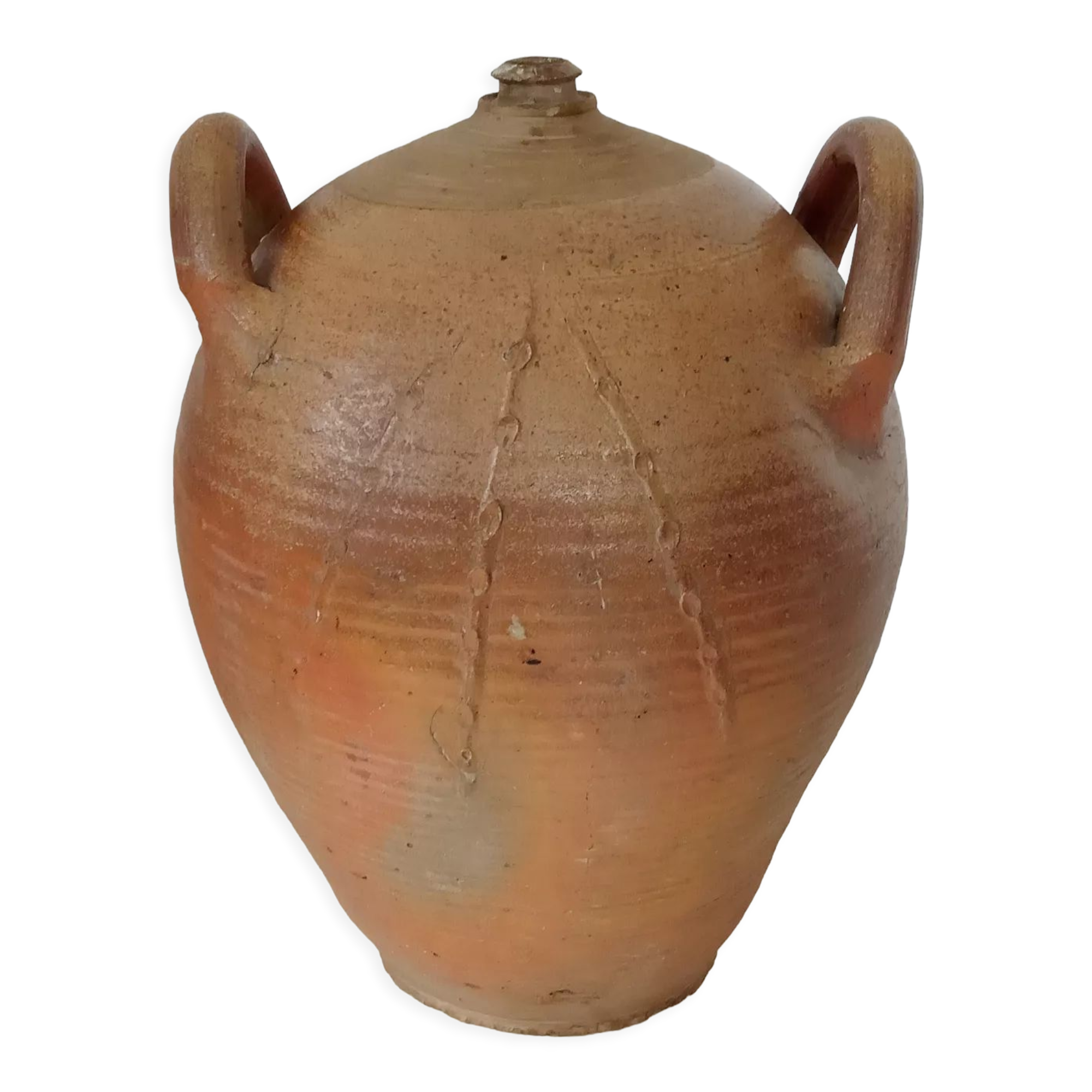 Terracotta candy jar