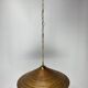 Pencil Split Reed, Rattan, Bamboo & Brass Pendant Lamp, 1970s