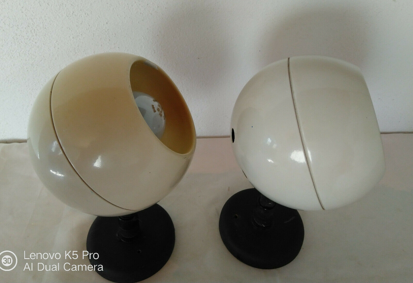 Pair of design wall lights 1970