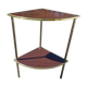 Table d'appoint encoignure formica vintage
