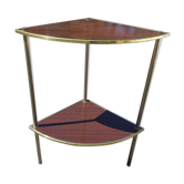 Table d'appoint encoignure formica vintage