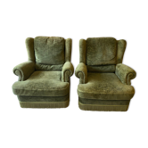 Pair of wingback chair Burov Paris " Windsor"