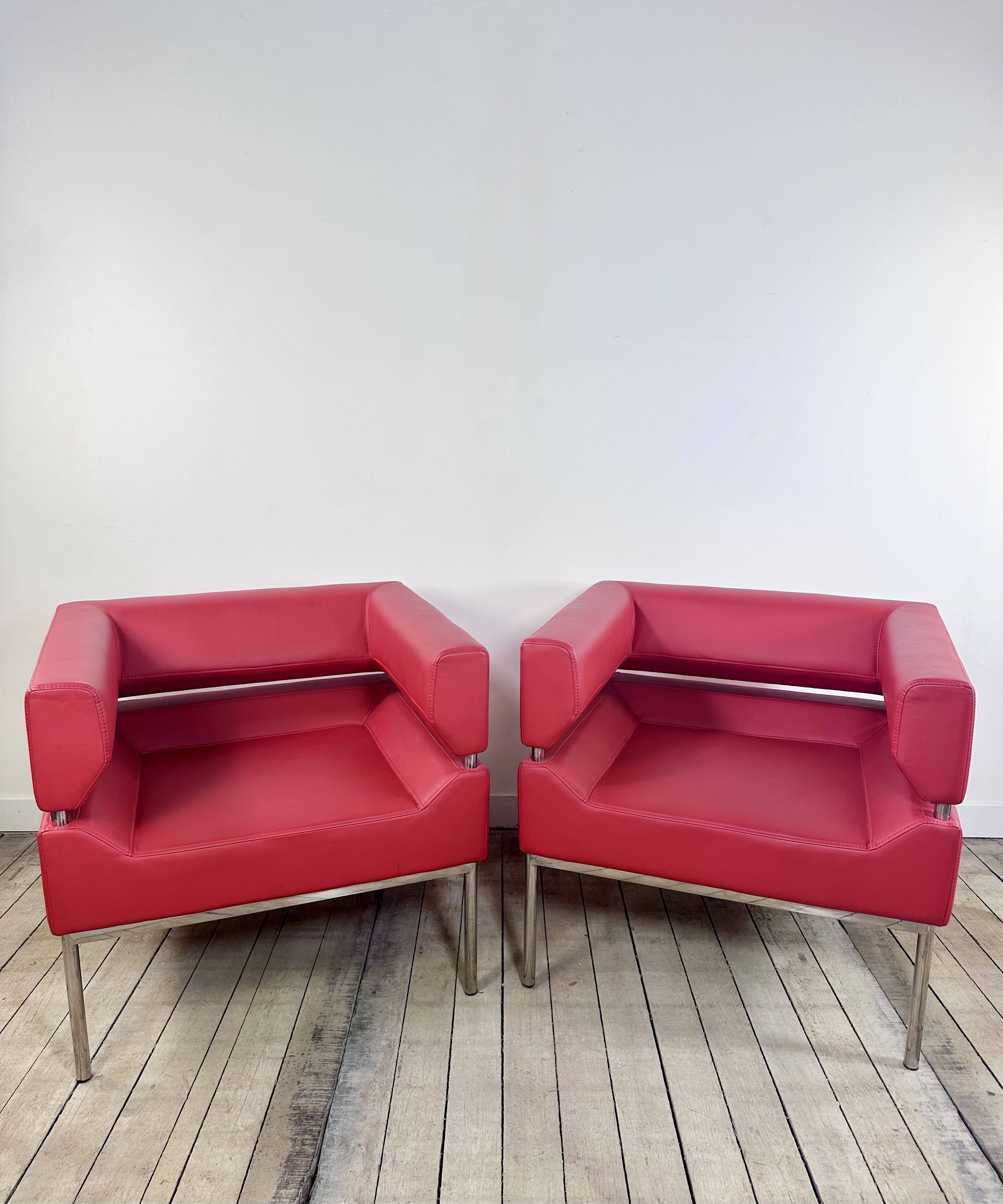 Vintage 1970s round metal and smoked glass table